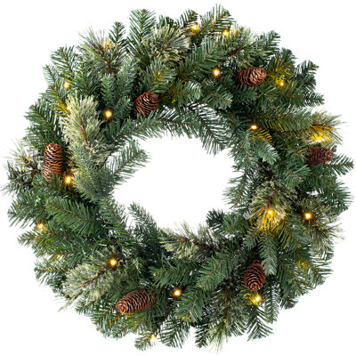 Faux Pine 61cm Wreath