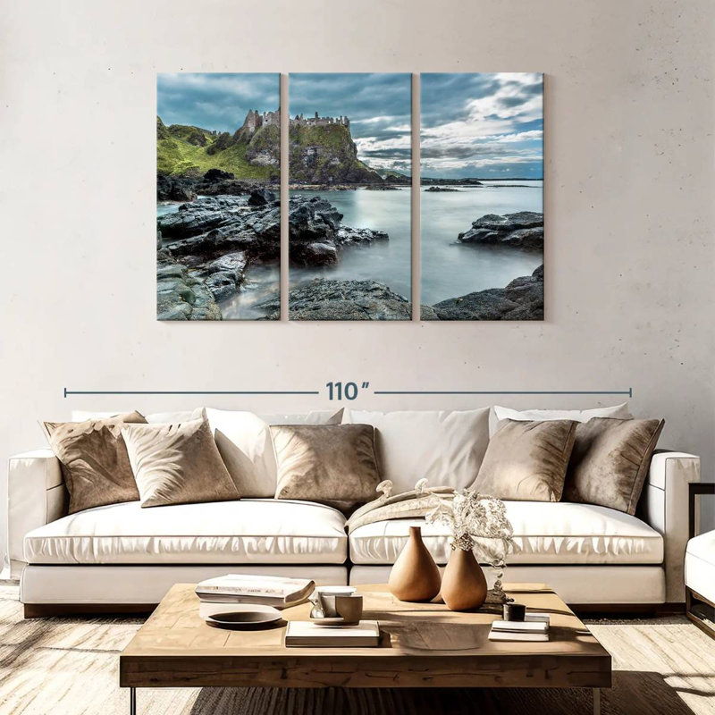 Sebbie Irish Dunluce Castle, 48" H x 74" W