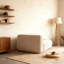 Canapé moderne avec tissu chenille-1774976467