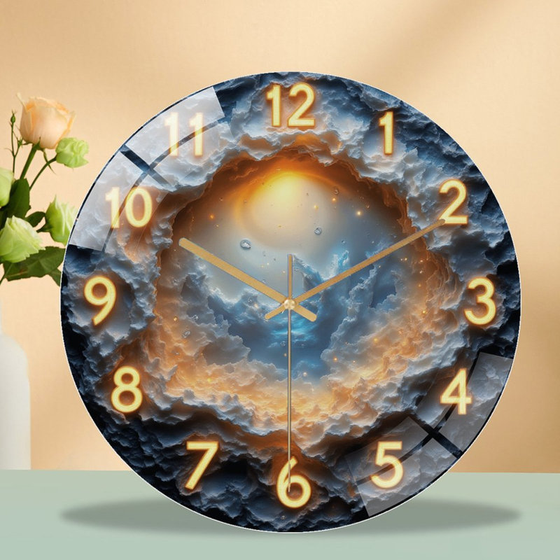 Horloge murale 12 po Luminous