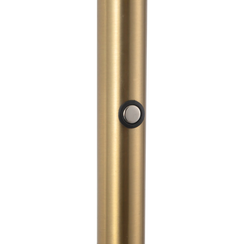 LED Floor Lamp, Brushed Gold