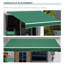 Dongguan Xiyite Trading Co., Ltd. 395 cm W x 300 cm D Door / Window Awning