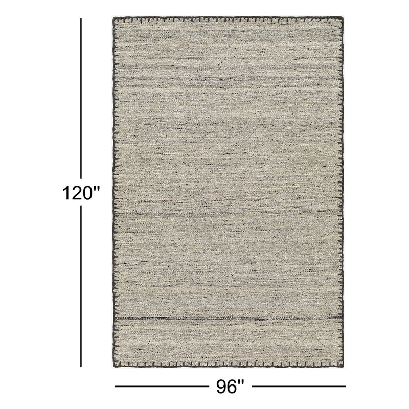Tapis rectangulaire en laine Jayde, Rectangle 8 pi x 10 pi