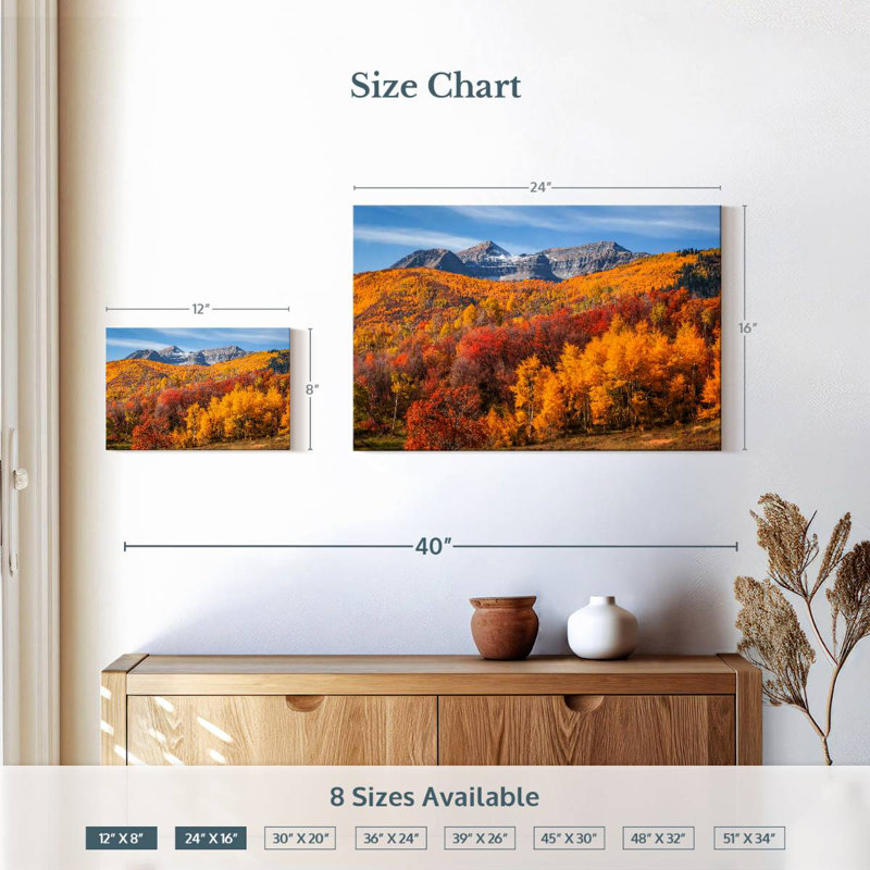 Alvord Park City en automne, H 16 po x l 24 po