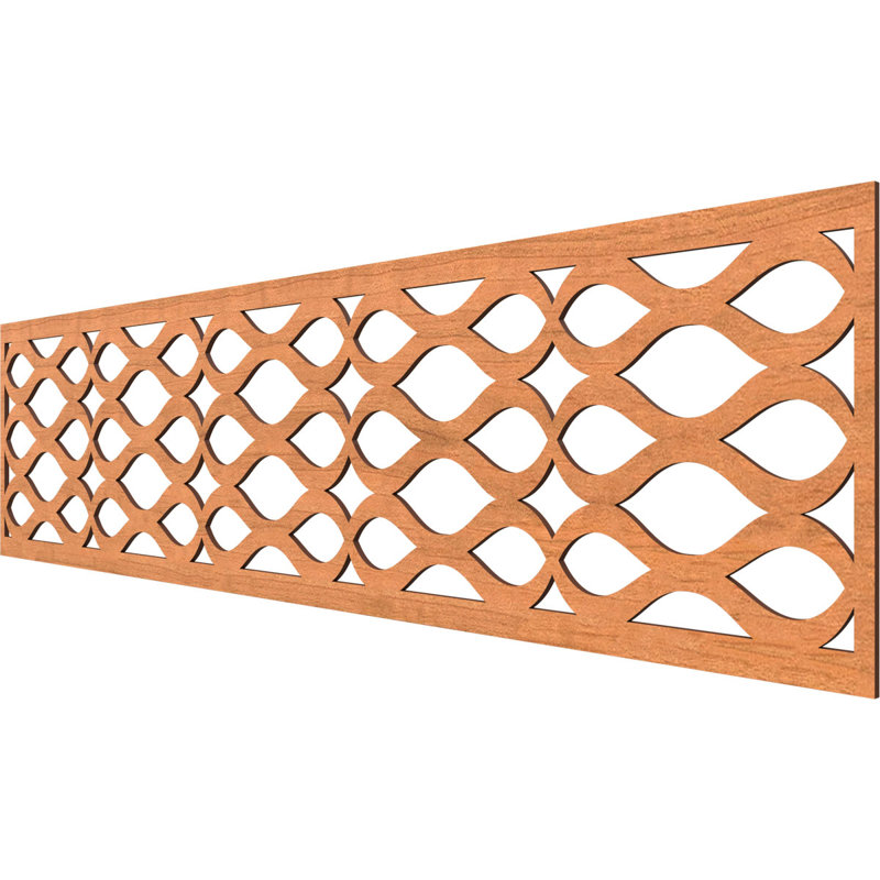 Moulure de panneau Somerset, Cerisier, H 12 po x l 47 po x P 0,25 po