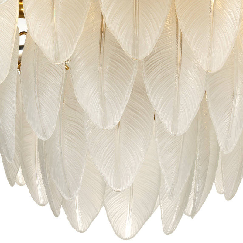 Lamagno 24" 8 - Light Tiered Crystal Chandelier Dimmable