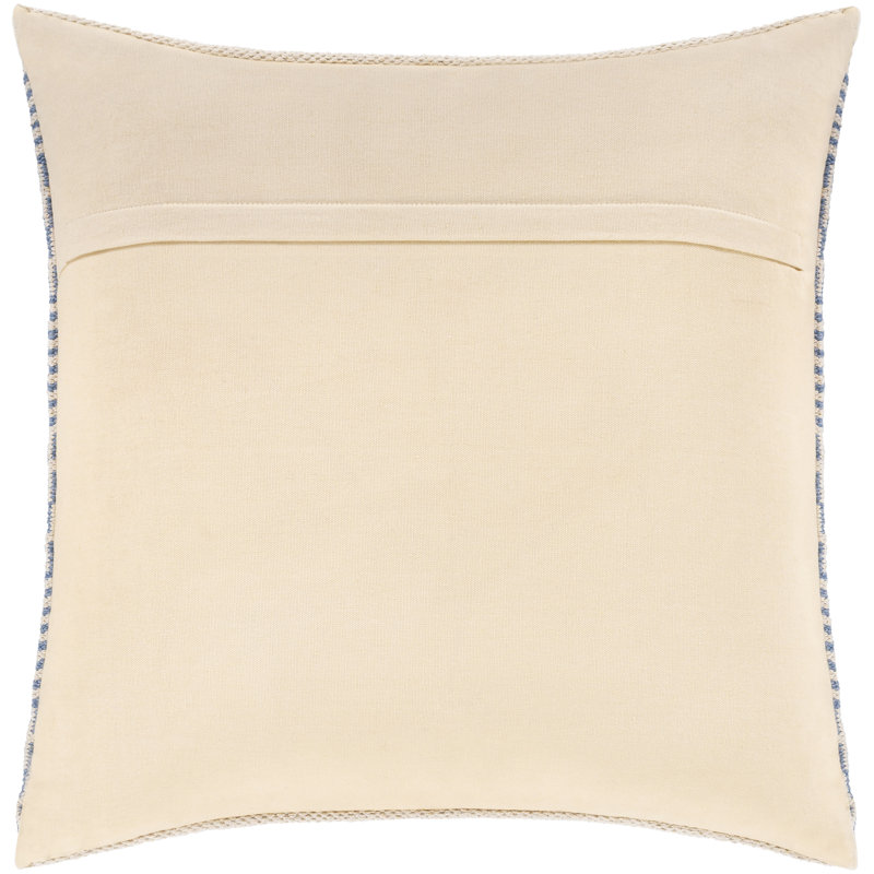 Lexi Cotton Throw Pillow Cover & Insert, Polyester/Polyfill