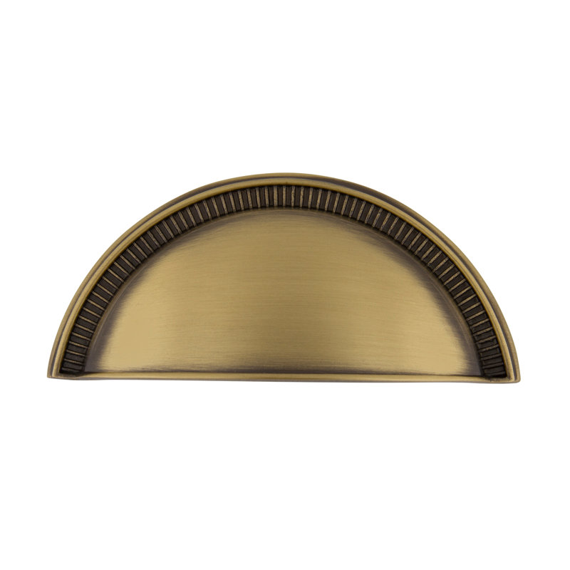 Nostalgic Warehouse Cup Pull Soleil, Antique Brass