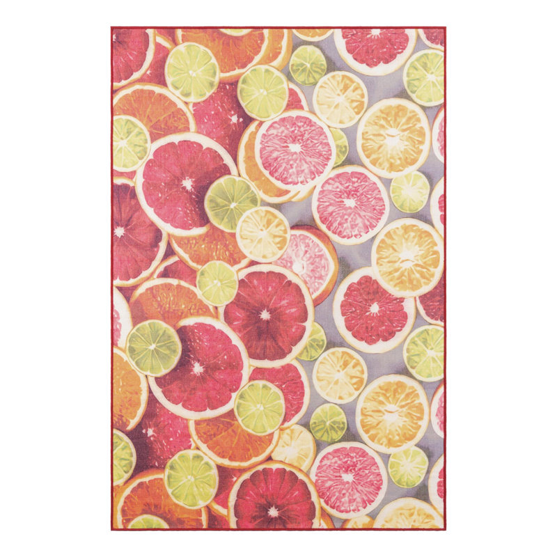 Tapis intérieur / extérieur Jill Zarin Antigua, Rectangle 5 pi 3 po x 8 pi