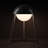 Helmet Rechargeable Cordless Led Table Lamp, 3-Levels Brightness Touch Sensor Control, Black-1828251626