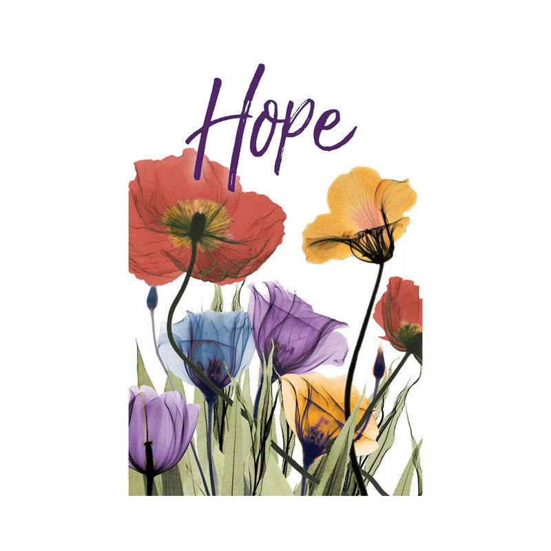 Hopeful Flowerscape by Albert Koetsier - Wrapped Canvas Print, 30.48cm H x 20.32cm W x 1.91cm D