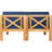 5 Patio Sectional Seating Group With Cushions - Natural Finish, Blue Pillows, Wood Construction, For Outdoor Enjoyment 5 Pieces Cushions, Blue, Wood, Water-, -, For Hiking-2078408851