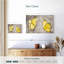 Treillis feuilles d'or sur toile-73643187