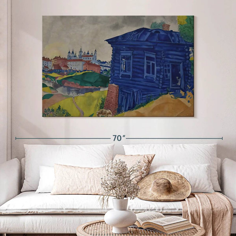 Avery La Maison Bleue, H 34 po x l 51 po