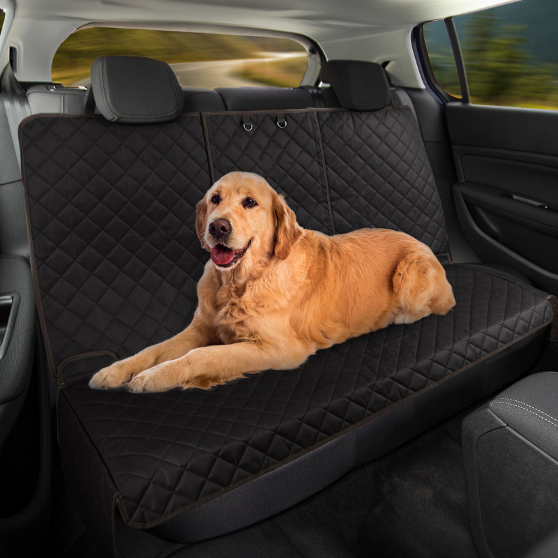 Housse pour siège d'auto pour chien PETMAker, noire, Noir, noir, noir, noir