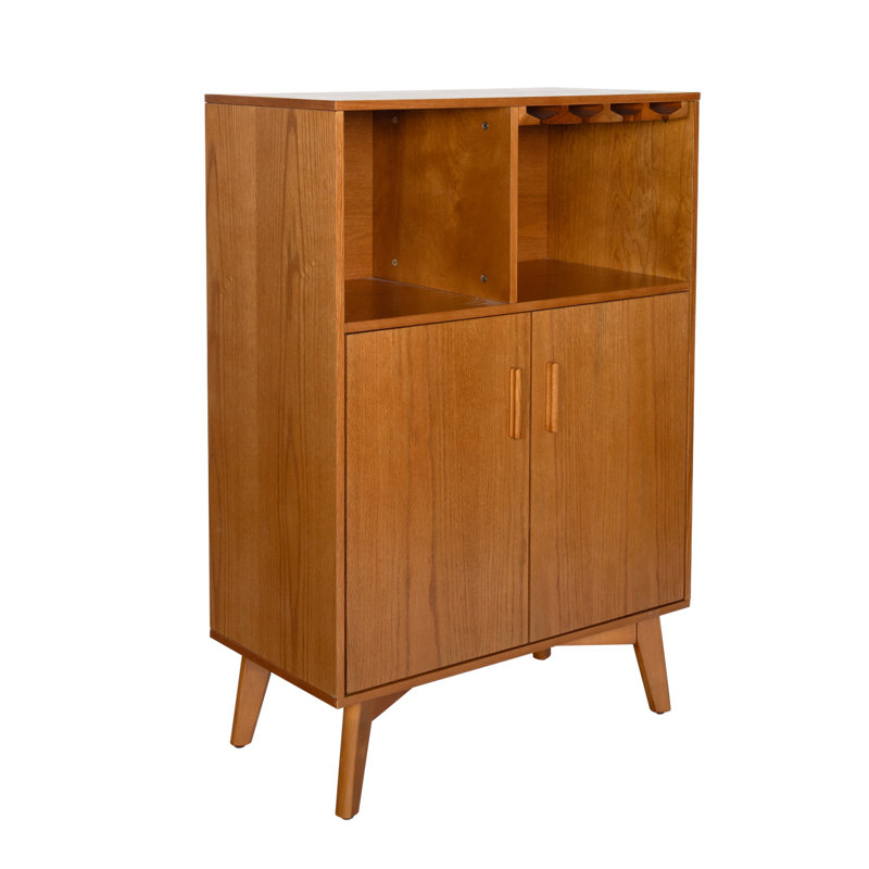 31.5" Adjustable Shelf Liquor Cabinet