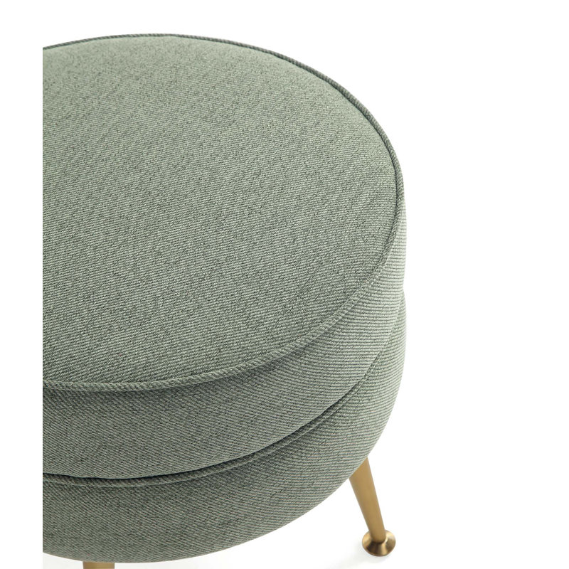 Repose-pieds d'appoint en bois massif - Revêtement vert sauge | Idée de cadeau, Vert sauge