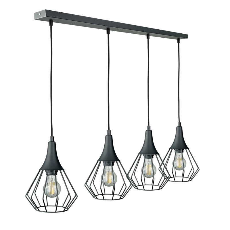 Oscar 4 - Light Black Pendant