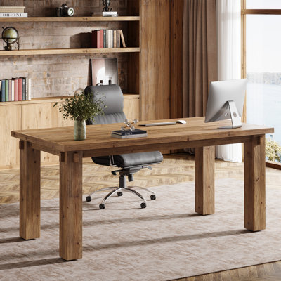 Solid Wood Executive Desk