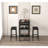 Dining Table Set with Storage Shelves