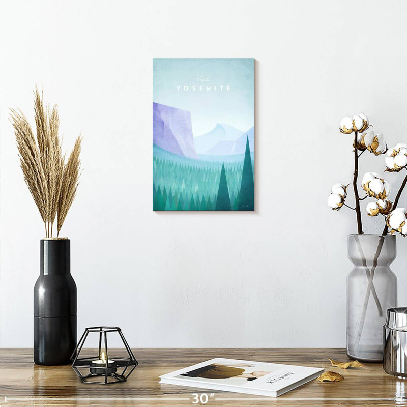 Aime Yosemite Vintage Travel Poster, 30" H x 20" W