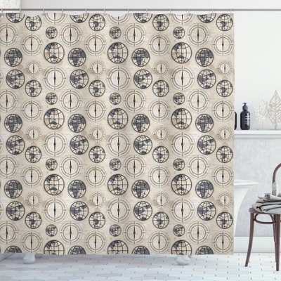 Shower Curtain with Hooks Included