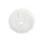 Lavabo de salle de bain semi-poli en marbre blanc de 15,7 po x 5,9 po, fonction luxueuse et pratique