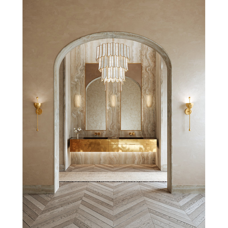 Cartagena 7 Light Chandelier, 2 Tiers