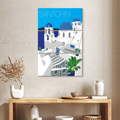Masam Santorini Against Blue Sky