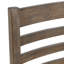 Ladder Back Side Chair in Gray/Beige