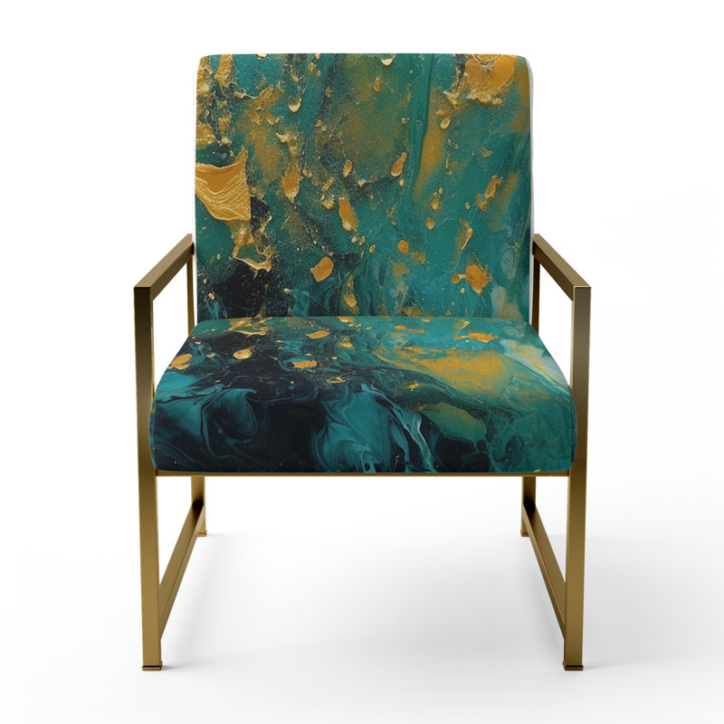 Fauteuil Evolving, Doré
