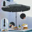 Parasol de patio drapé-1053740353