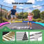 Trampoline d'extérieur de 14 pi avec enclos pour enfants et adultes GVDV-133243183