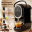 HOMCOM 19 Bar Pod Coffee Machine for Nespresso and Dolce Gusto Capsule