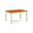 7 Piece Dining Table Set Consist of a Rectangle Wooden Table with Butterfly Leaf and 6 Dining Room Chairs, Buttermilk & Cherry-25226584-124360777