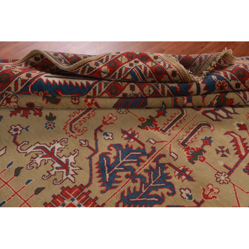 Grand tapis indien fait à la main Oushak 12 x 15