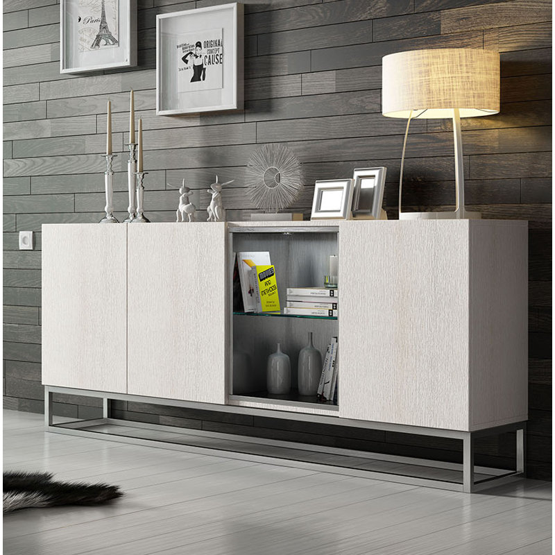 Saphire Sideboard, 35.4" H x 59" W x 15.6" D, High Gloss