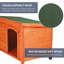Maisonnette pour animaux de compagnie Trixie Natura Classic, toit plat à charnières, pieds réglables, abri pour animaux-27278507