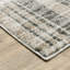 Tapis brun clair / gris anthracite tissé à la machine Chase-766179658