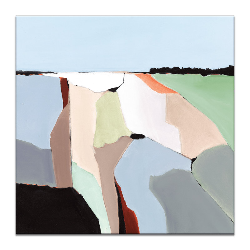 New Discoveries by Brenda Meynell - Painting, Wrapped Canvas, 41cm H x 41cm W x 3cm D