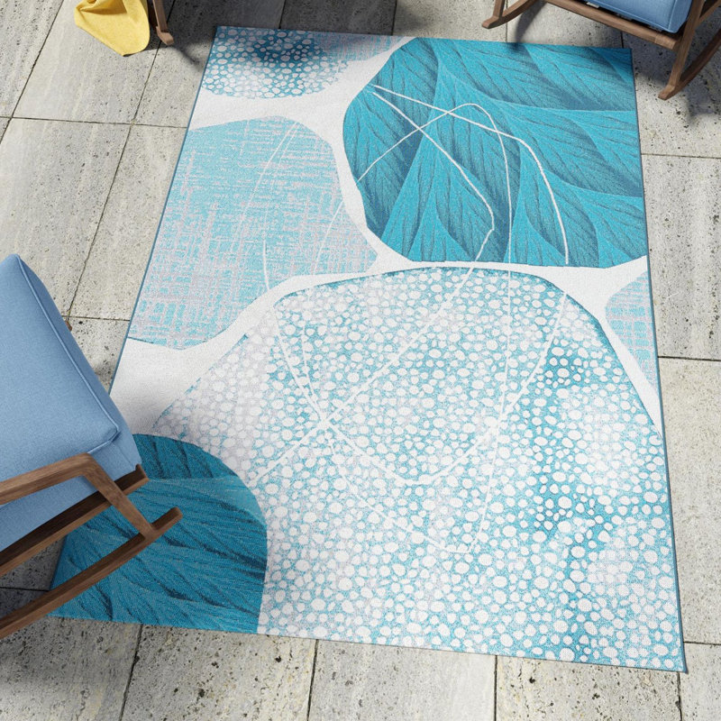Keazia Indoor/Outdoor Area Rug, Rectangle 9' x 12'