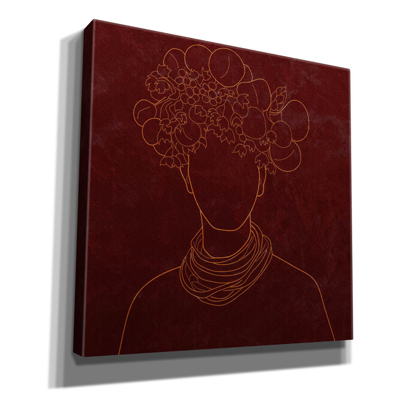 «African Live Collection-African Man» par Sabrina Balbuena, art mural sur toile, H 12 po x l 12 po x P 0,75 po
