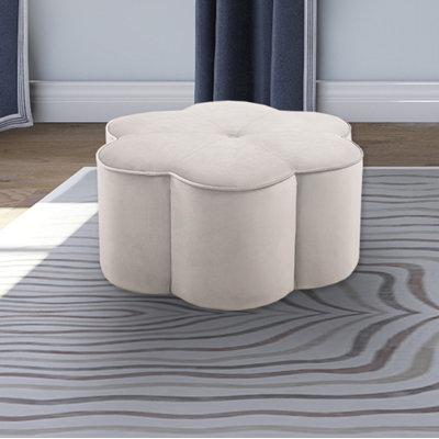 Meghan Velvet Pouf