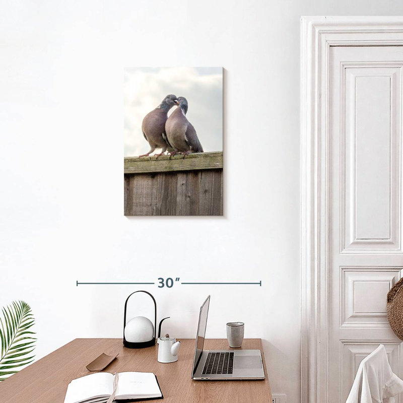 Cour de Brampt Pigeon, H 24 po x l 16 po