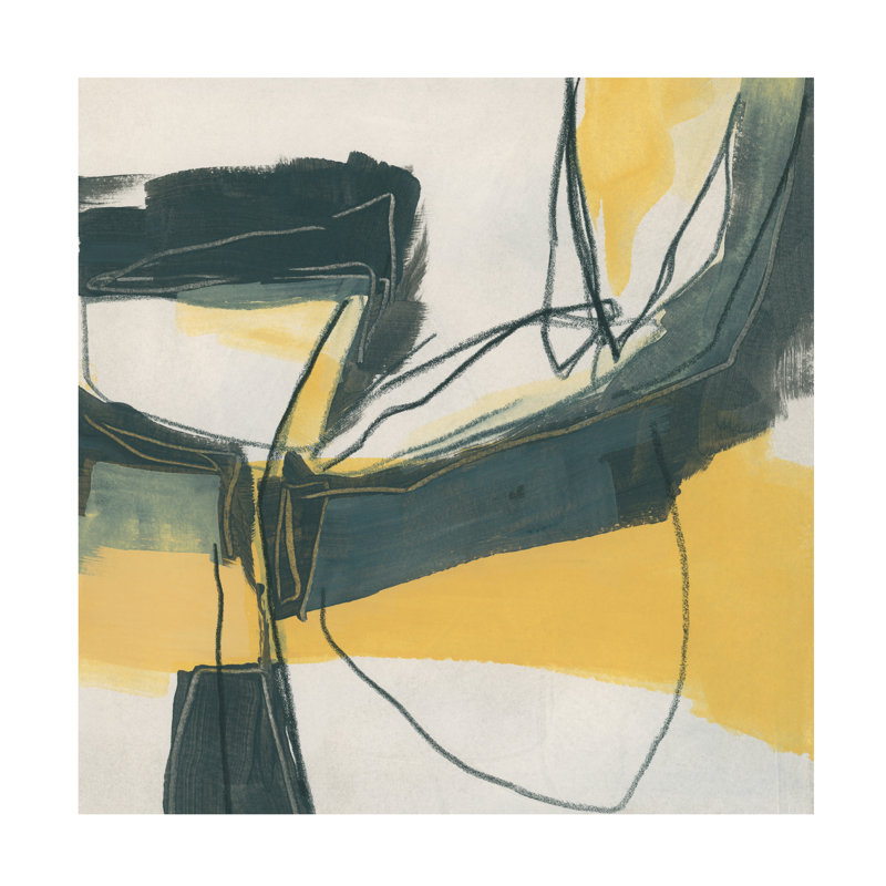 Gold Stroke III, 35" H x 35" W x 2" D