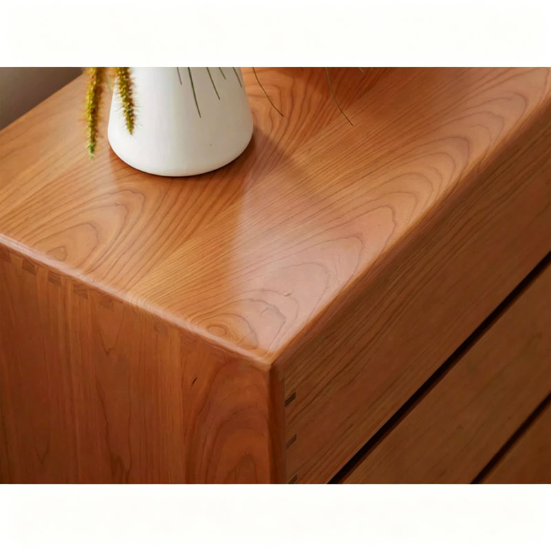 Commode d'appoint multifonctionnelle à rainures