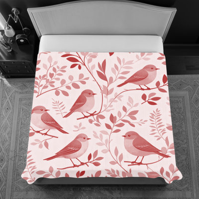 Couvre-lit matelassé Birds On Branches