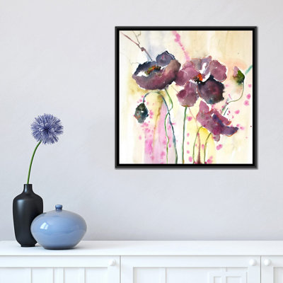 « plum pops ii », reproduction sur toile