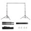 BAOKALER 10x7ft Adjustable Backdrop Support Stand Kit with 4 Backdrop Clamps