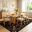 Machine Washable Rug Non-Slip Low Pile Floral Print Area Rug For Living Room Bedroom Dining Room Kids Room Bedside Kitchen Lounge-1224195947-1224195936